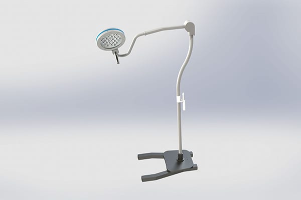 100% Original Icu Beam Pendant - Professional China Mobile Medical Stand Wheels Examination Led Dental Light Surgical Lamp – Figton